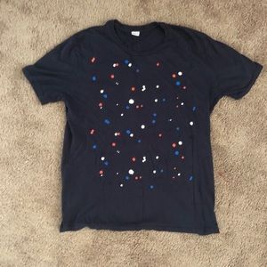 Paint splattered Clare V T-shirt